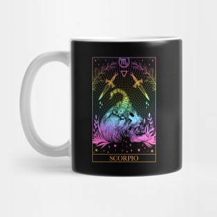 Zodiac sign tarot card Scorpio Mug